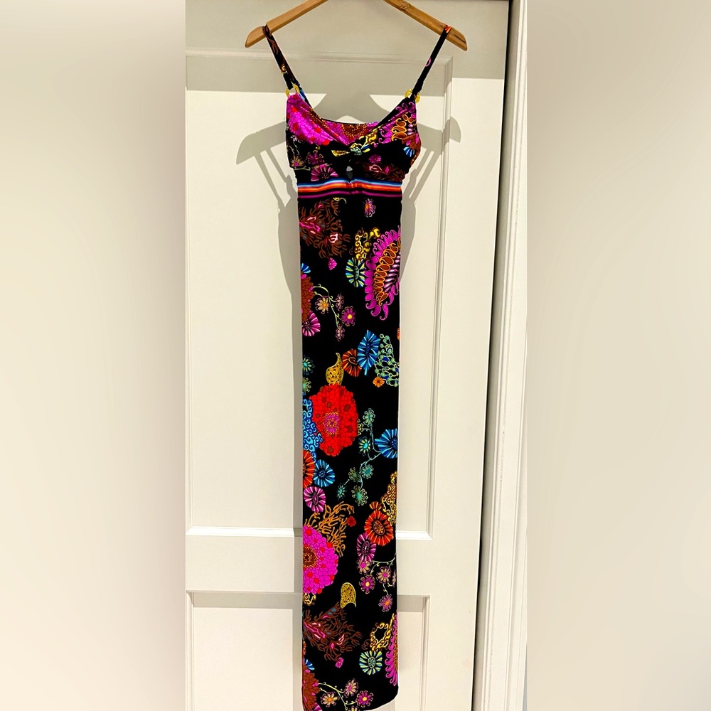 NWT - TRINA TURK Electric Reef Maxi Dress Swim Cover Up